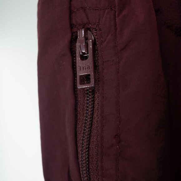 Aritzia TNA Dope Dyed Trackpant Burgundy Maroon | Medium - Picture 4 of 8